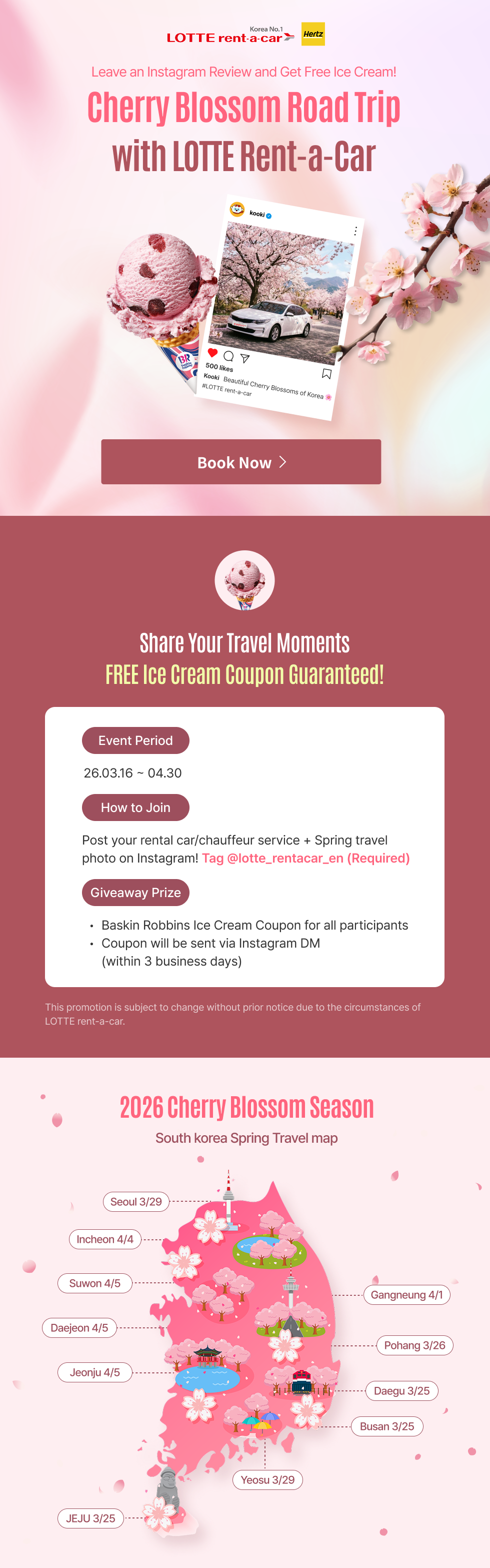 Cherry Blossom Road Trip🌸