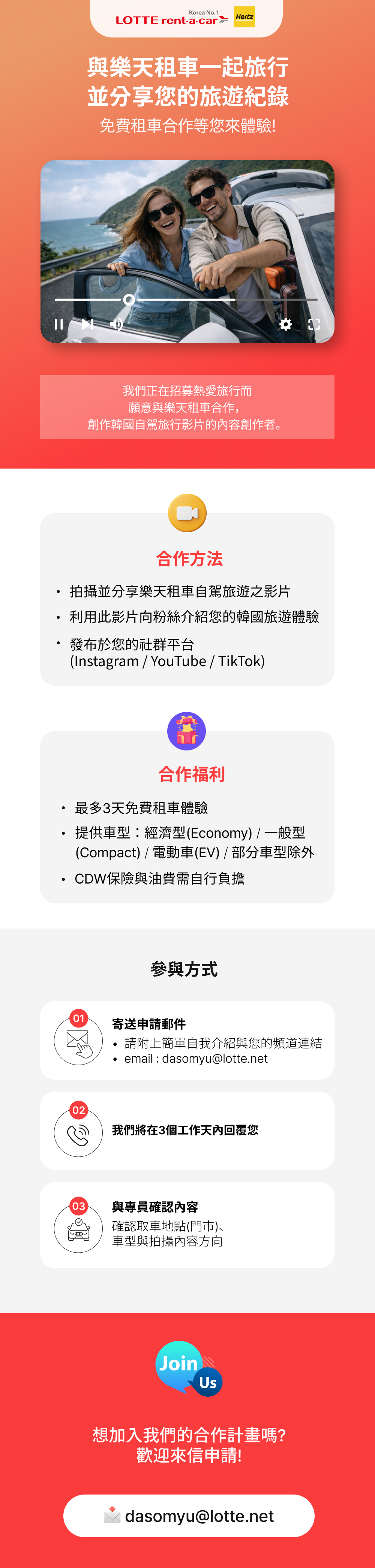 分享你的樂天租車之旅
